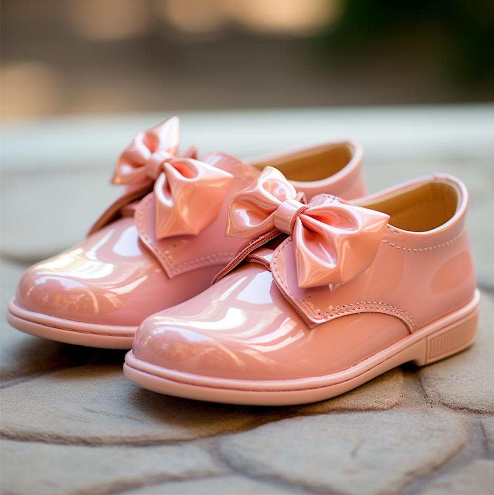 Bright Elegance Cute Bow Shoes