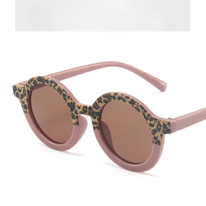 Wholesale PC Jelly Leopard Print Children's Sunglasses