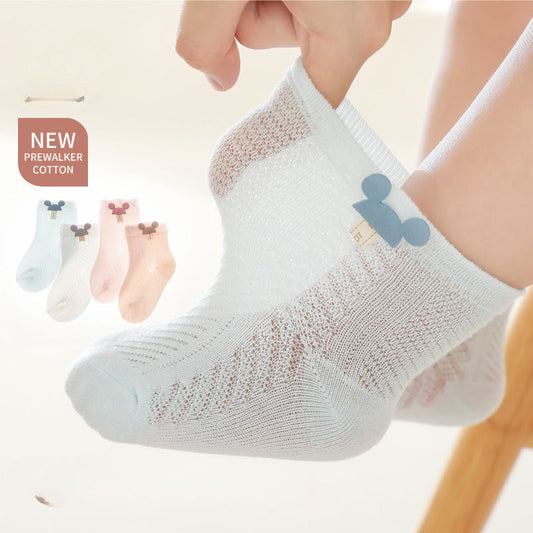 Wholesale Thin Breathable Mesh Newborn Kids Sock