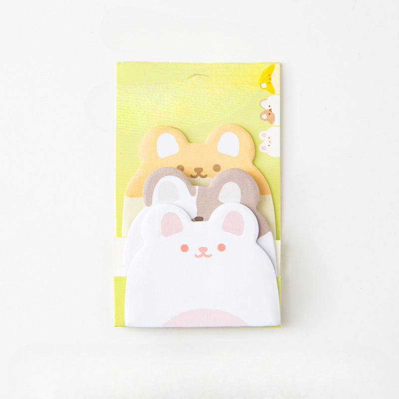 Animal Variant Self Adhesive Sticky Notes