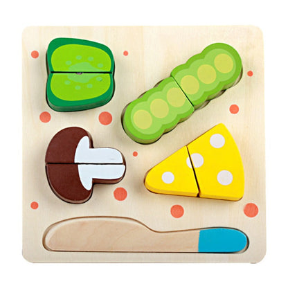 Wholesale Mini Kitchen Fruit and Vegetable Set Wooden Toys