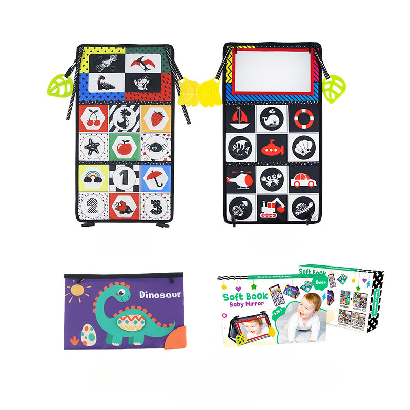 Wholesale of Baby PC Mirror Cloth Books, Foldable Book Toys