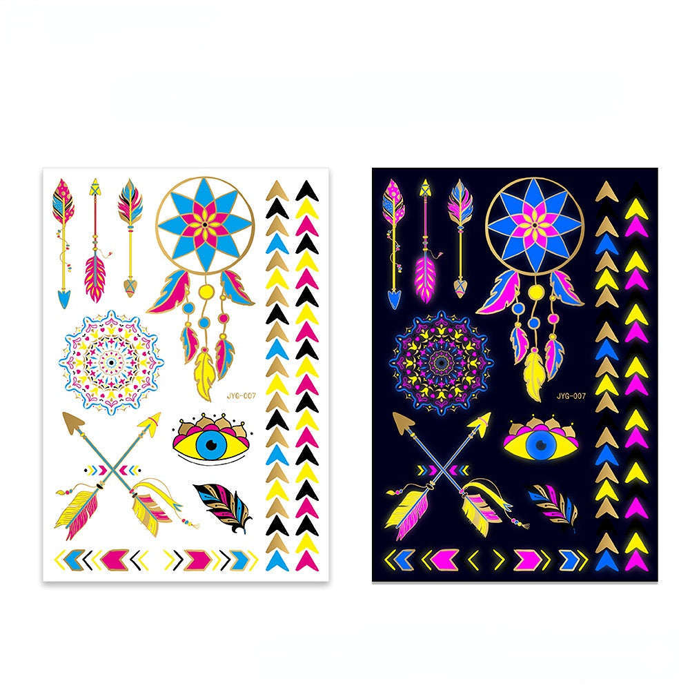 Wholesale Fluorescent Tattoo Sticker Paper TOY