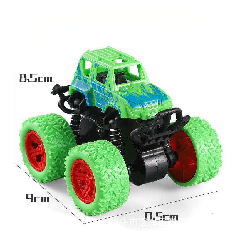 Wholesale of Children's Toys, Four-wheel Drive Inertia Stunt Plastic Off-road Vehicles