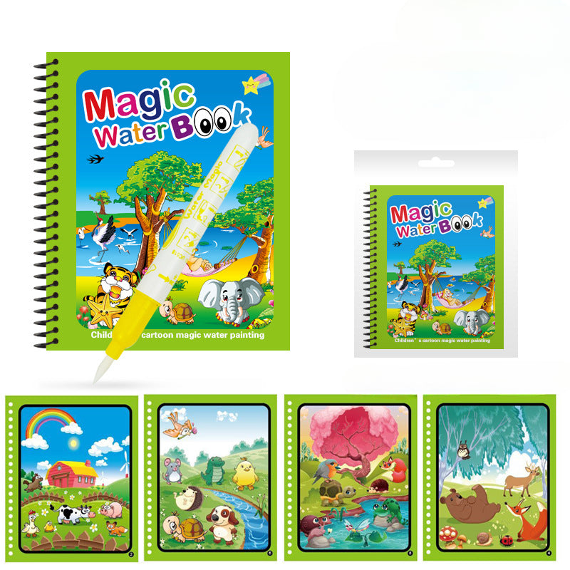 Wholesale Plastic Children's DIY Magical Water Magic Water Picture Book