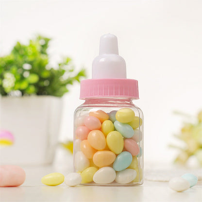 12PCS Small Milk Bottles Candy Boxes Plastic Boxes