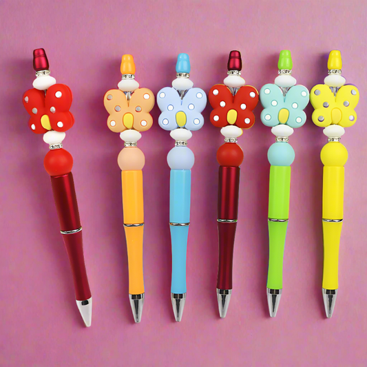 10PCS DIY Handmade Cartoon Koala Silicone Bead Pen