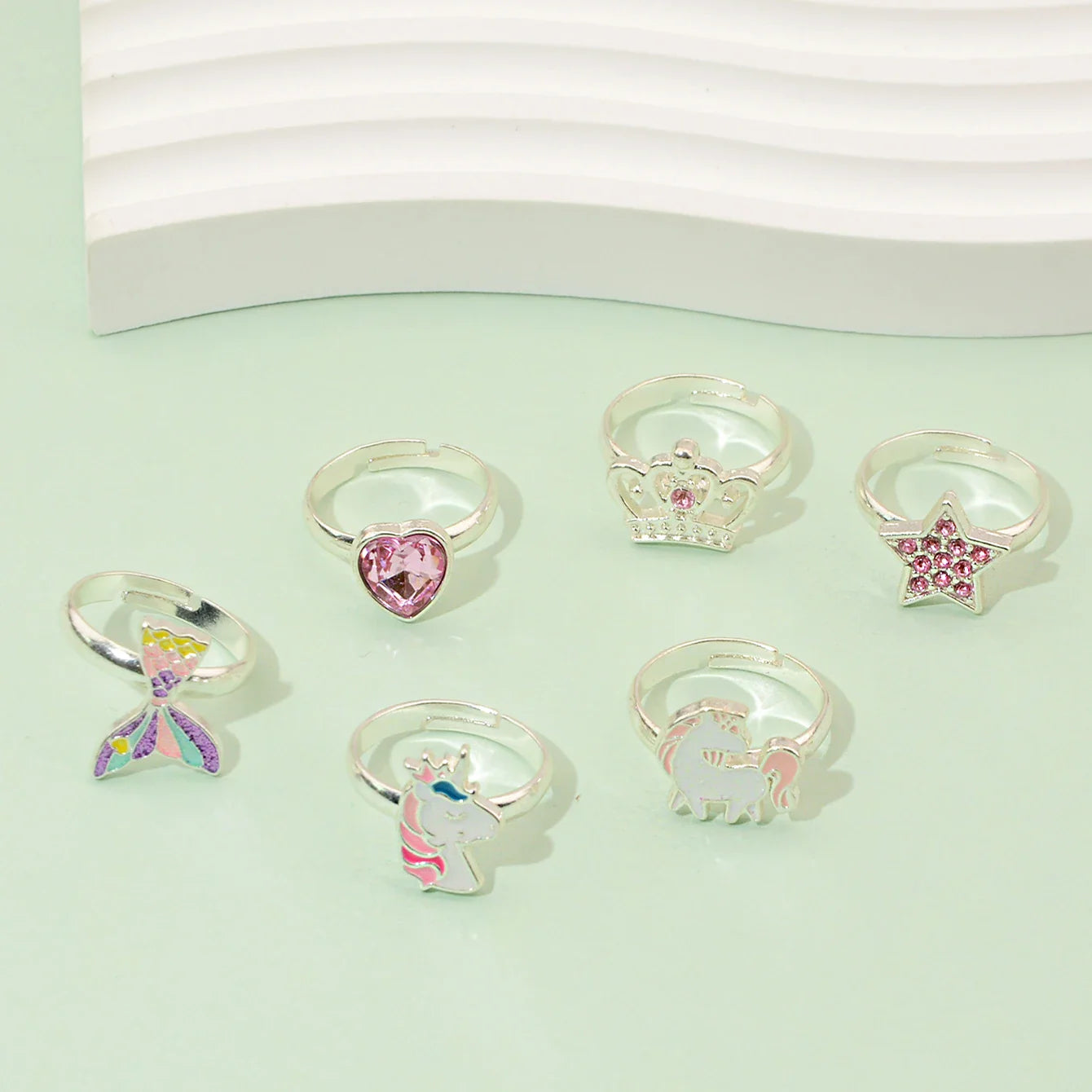 Adjustable 6 pc Ring Pack