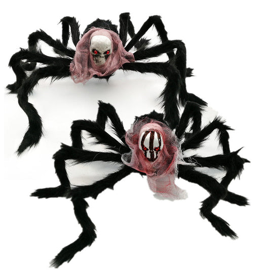 Wholesale Halloween Skull Spider 75cm Plush Toy