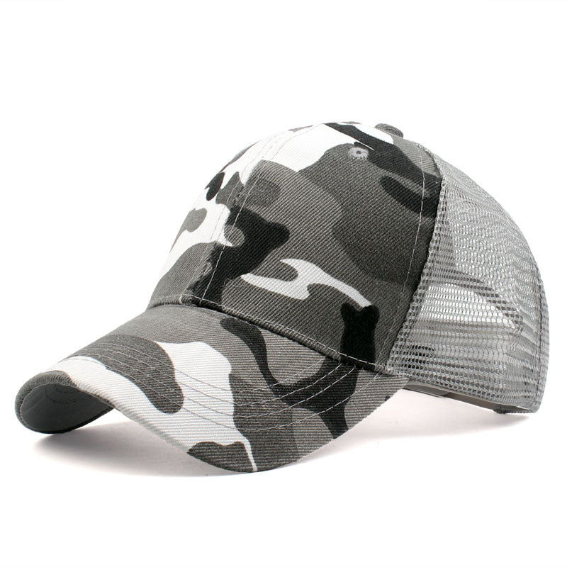 Adult Children's Camouflage Mesh Caps Baseball Caps