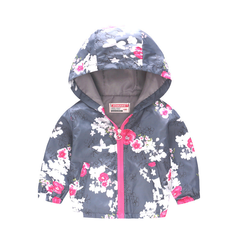 Wholesale Jacket Spring and Autumn Thin Cap Polyester Baby Clothes