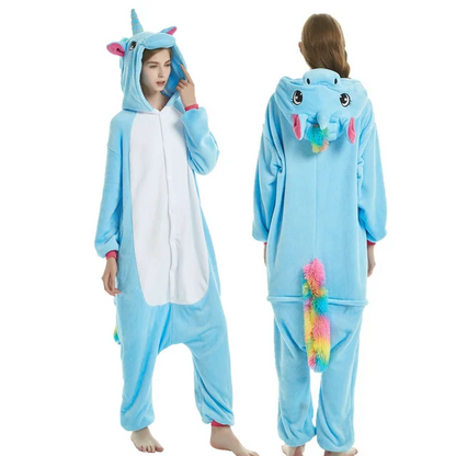 Adult Unicorn Onesie Glow in Dark pajamas and costumes