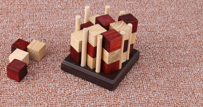 Wooden Educational Building Blocks for Children (4-6 Years)