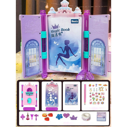 Wholesale Plastic 6-13 Year Old Little Girl Surprise Magic Book Treasure Chest