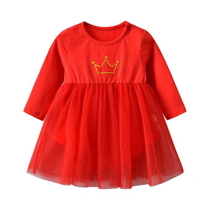 2 Pieces Set Baby Kid Girls Dresses And Bow Headwear