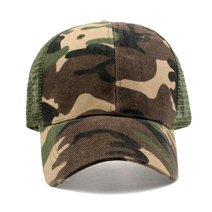 Adult Children's Camouflage Mesh Caps Baseball Caps