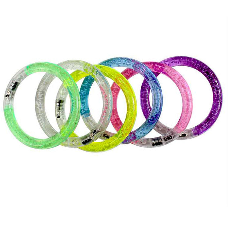 10Pcs Acrylic Luminous Bracelet