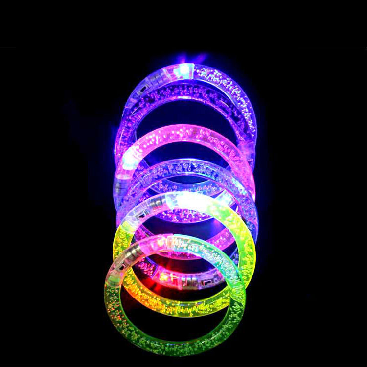 10Pcs Acrylic Luminous Bracelet