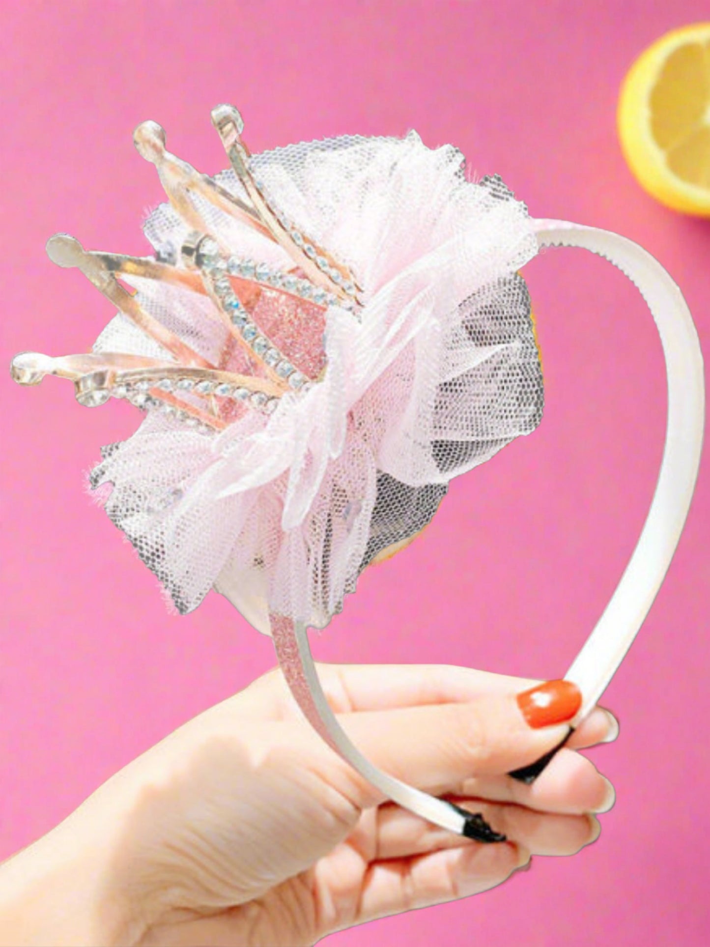 Your Highness Tulle Crown Headband