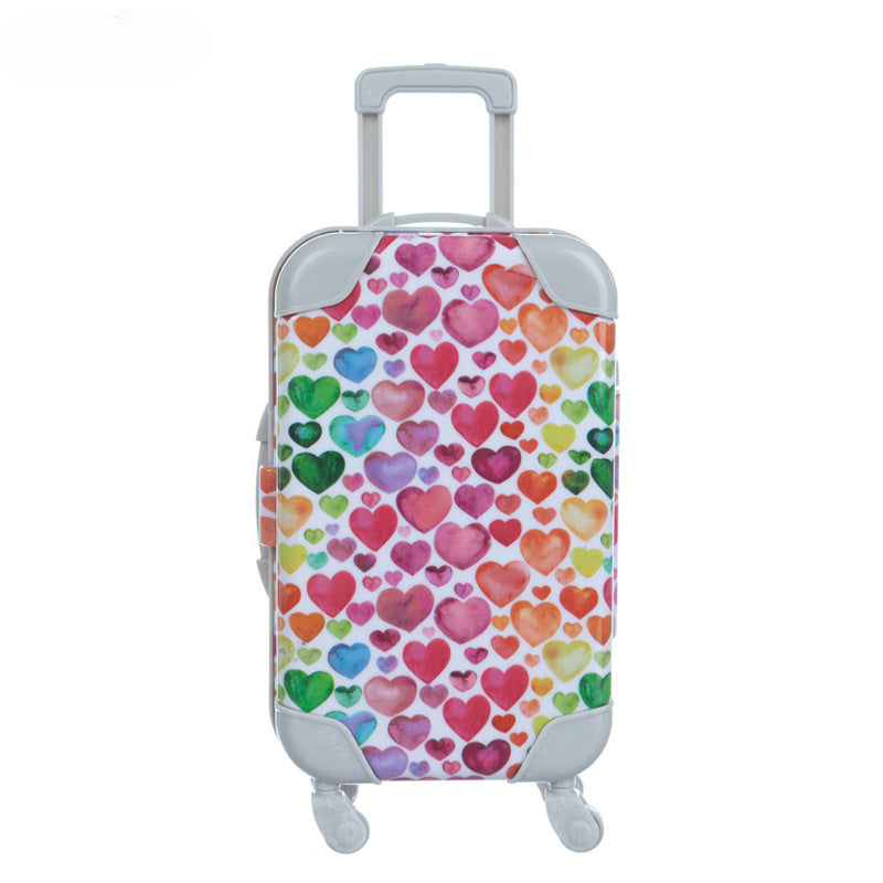 Wholesale of 10pcs Plastic Children's Trolley Cases, Colorful Doll Suitcases