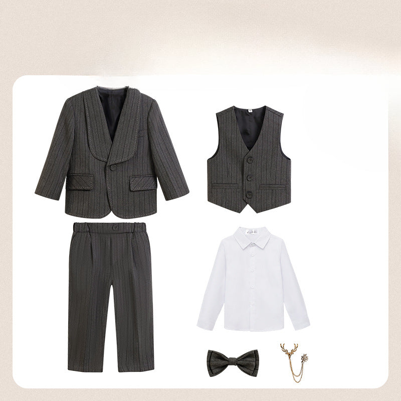 Wholesale of Boys' Polyester British Style Suit Sets