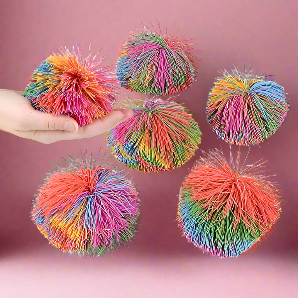 5 Pcs Rainbow Spaghetti String Ball