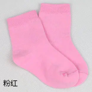 10 Pairs Children Cotton Socks