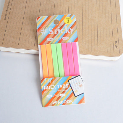 10PCS Transparent Paper Sticky Note Index Stickers