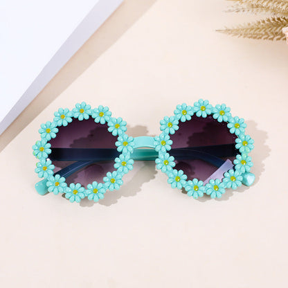 Wholesale PC Kids Cute Flower Sunglasses