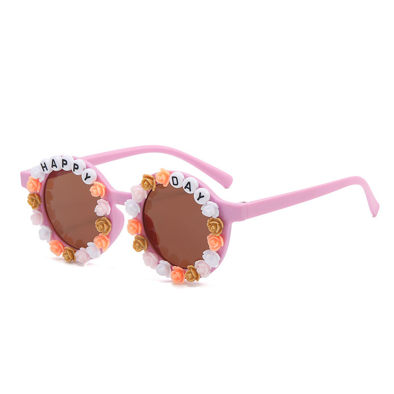 Wholesale Flower Kids Sunglasses