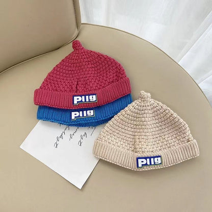 1PCS Winter Baby Hats - Knit Beanie Caps