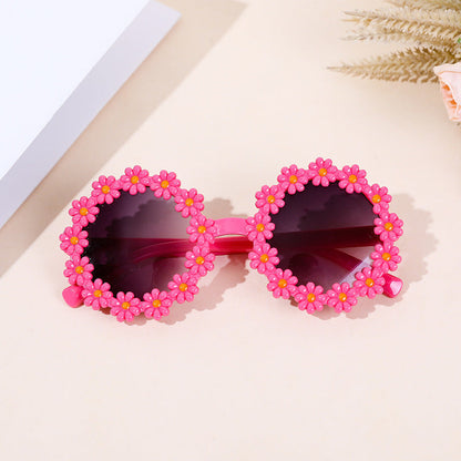 Wholesale PC Kids Cute Flower Sunglasses