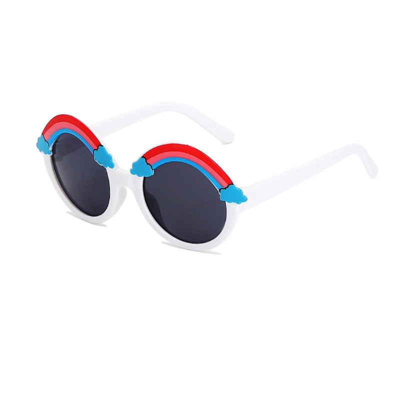 Wholesale PC UV Protection Rainbow Kids Sunglasses