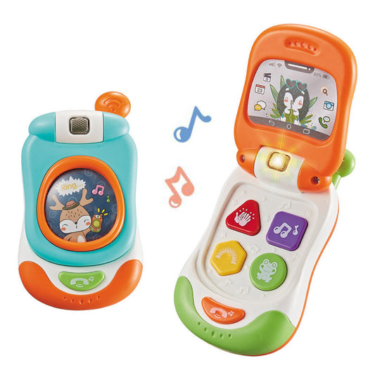 Wholesale of Baby Puzzle Lighting Music Plastic Phones