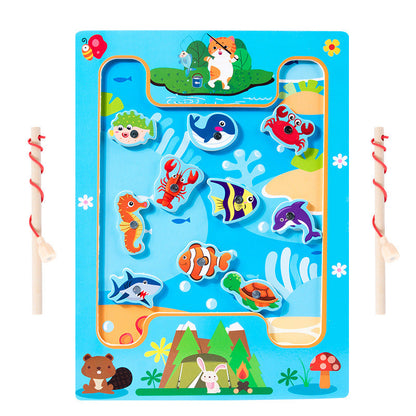 Wholesale Magnetic Fishing Game Fun Early Education Enlightenment Magnetic Kindergarten Educational Toys