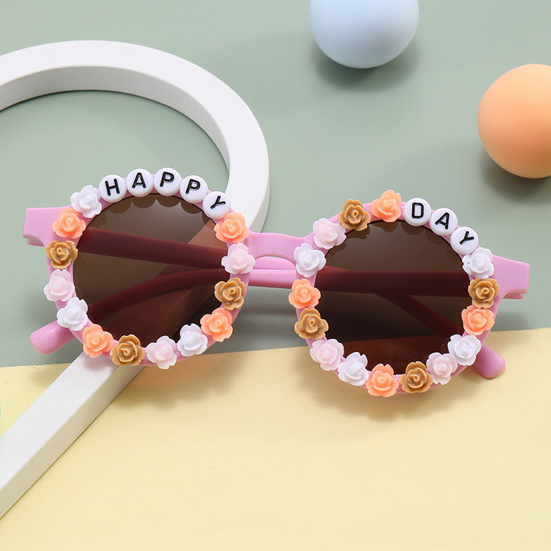 Wholesale Flower Kids Sunglasses