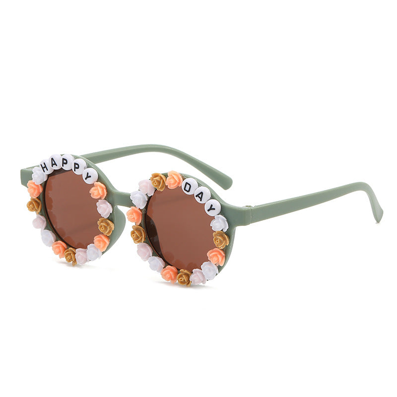 Wholesale Flower Kids Sunglasses