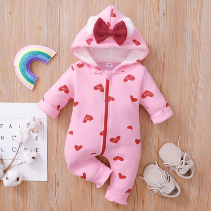 Wholesale Love Baby Jumpsuits Cotton Baby Clothes