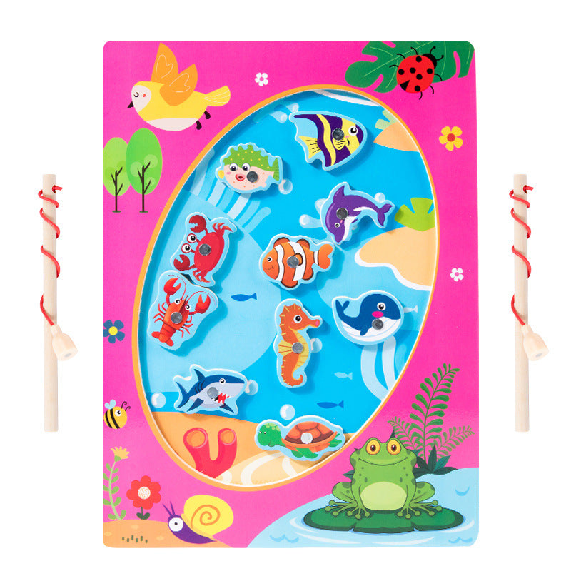 Wholesale Magnetic Fishing Game Fun Early Education Enlightenment Magnetic Kindergarten Educational Toys