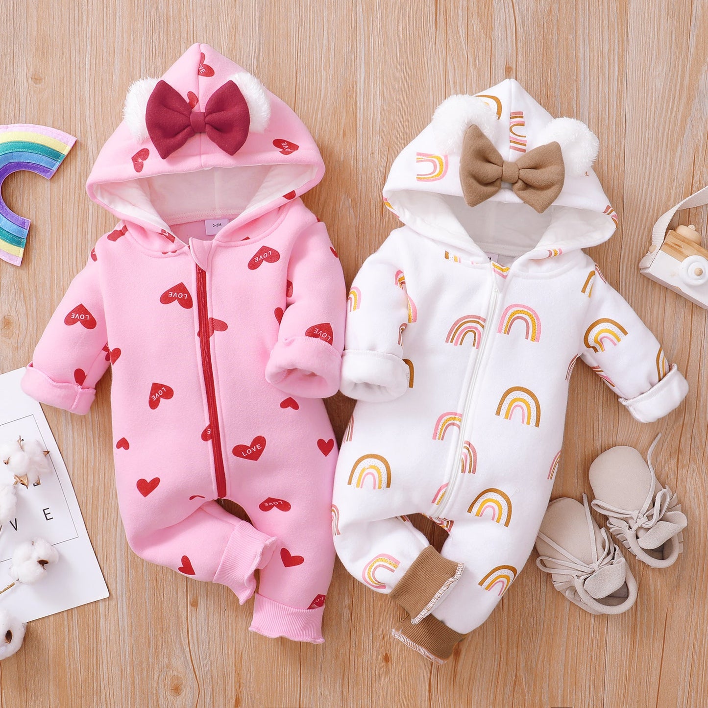 Wholesale Love Baby Jumpsuits Cotton Baby Clothes