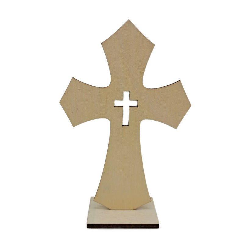 Wooden Cross Ornaments