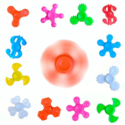 Wholesale of 4cm Plastic Mini Finger Top Toys for Children