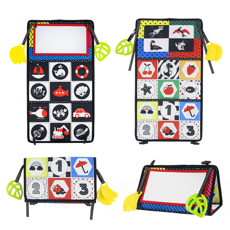 Wholesale of Baby PC Mirror Cloth Books, Foldable Book Toys