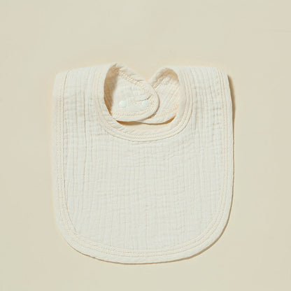 Newborn baby pure cotton 4-layer gauze bib Baby