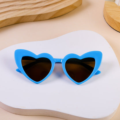 Wholesale PC Children's Peach Heart UV Protection Sunglasses