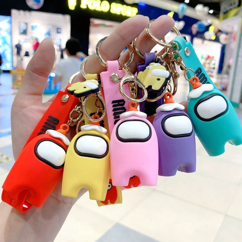 Wholesale Space Car Keychains Silicone Creative Keychain ACC-KC-Gongz005