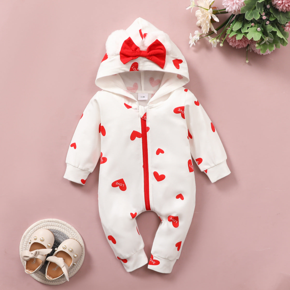 Wholesale Love Baby Jumpsuits Cotton Baby Clothes