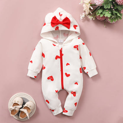 Wholesale Love Baby Jumpsuits Cotton Baby Clothes