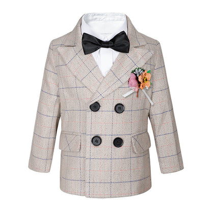 Wholesale of Boys' Polyester British Style Suit Sets