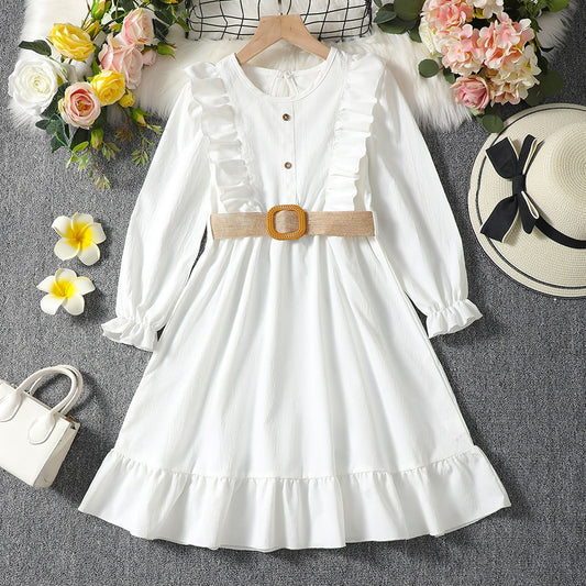 Wholesale Girls Dresses Polyester Baby Clothes